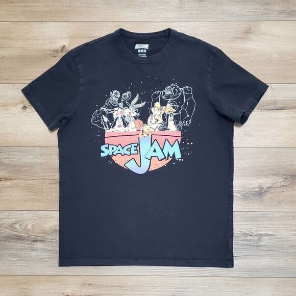 American Eagle Tailgate Space Jam "Get Ready To Jam" Graphic Tee Size Medium - Picture 1 of 9